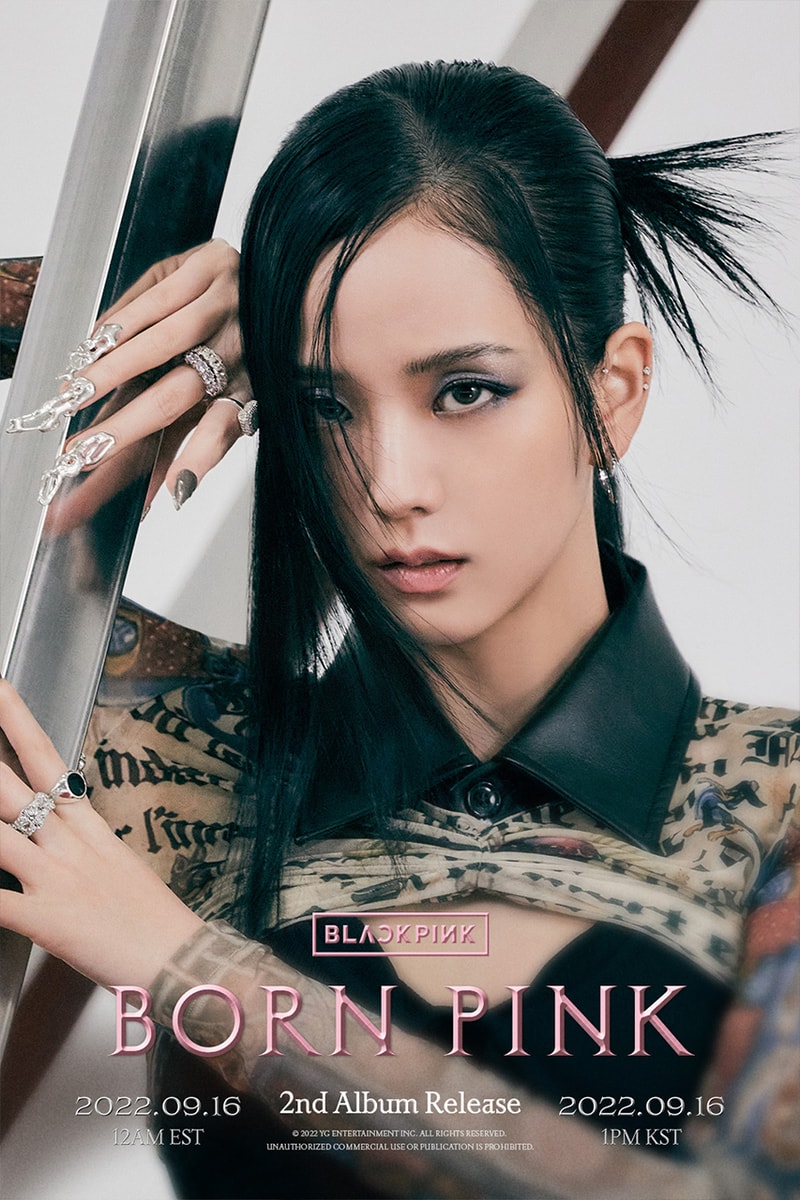 블랙핑크 정규 2집 'BORN PINK' 비주얼 포스터 최초 공개, 지수, 로제, 제니, 리사