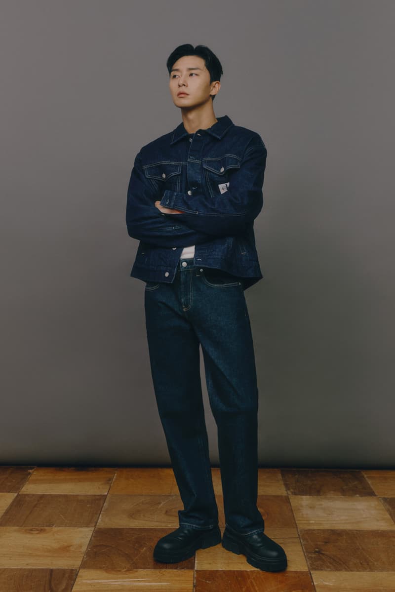 캘빈클라인 진, 박서준과 함께한 2022 가을 캠페인 공개 calvin klein jeans ck fall campaign park seo jun denim