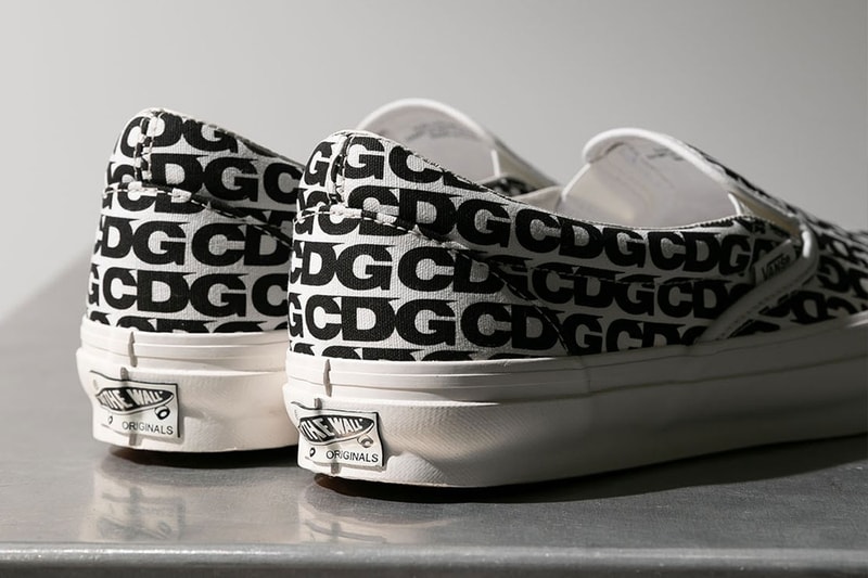 꼼 데 가르송 CDG x 볼트 바이 반스 협업 클래식 슬립온 출시