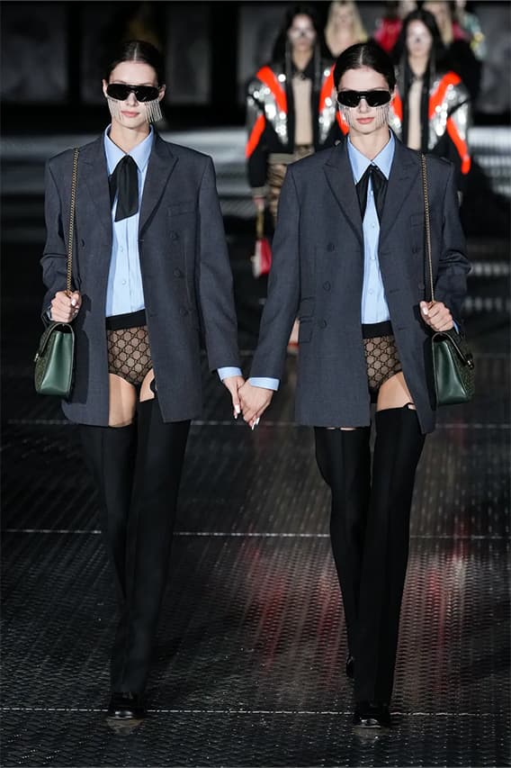 구찌 2023 SS '트윈스버그' 컬렉션 쇼, 쌍둥이, 알레산드로 미켈레