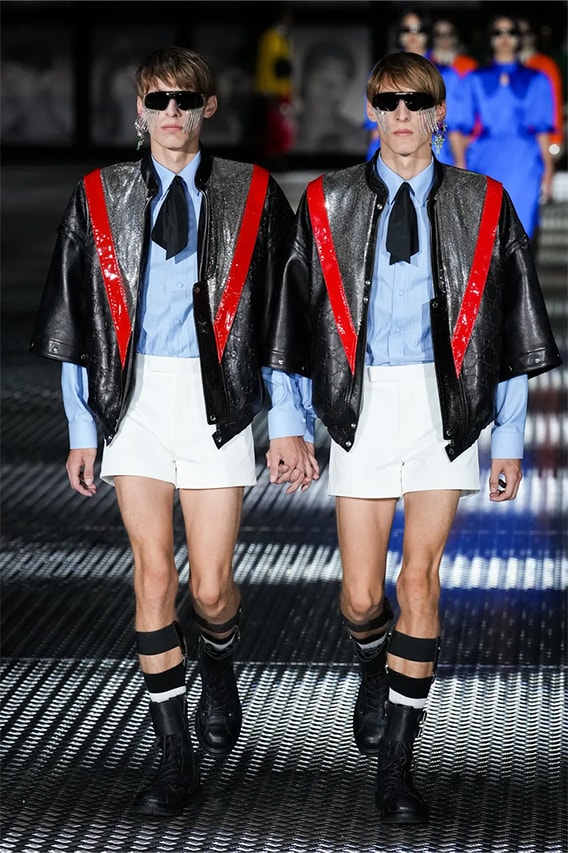 구찌 2023 SS '트윈스버그' 컬렉션 쇼, 쌍둥이, 알레산드로 미켈레