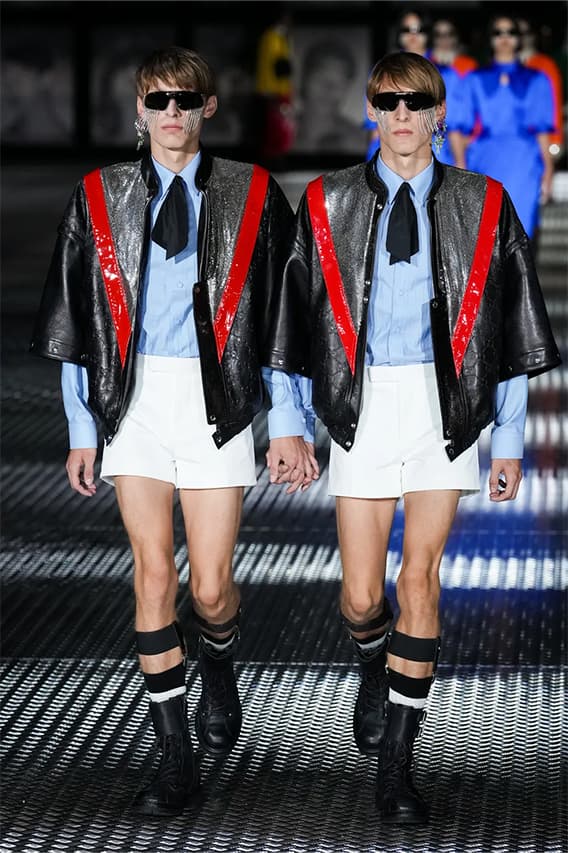 구찌 2023 SS '트윈스버그' 컬렉션 쇼, 쌍둥이, 알레산드로 미켈레