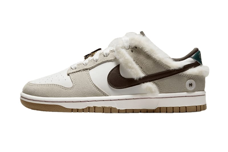 겨울철 시린 발 데워줄 나이키 덩크 로우 '퍼 & 블링' 출시 정보