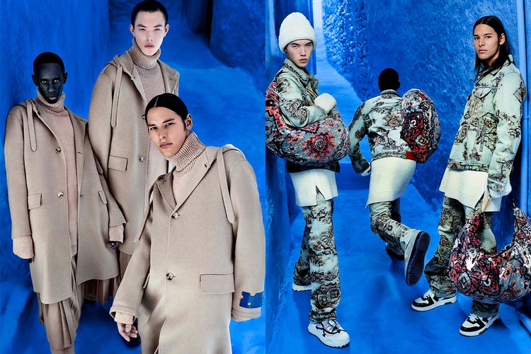 블루 시티에서 촬영된 오프 화이트 2022 FW 컬렉션 캠페인