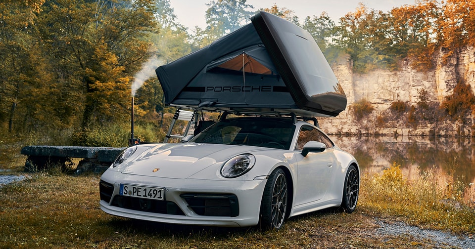 포르쉐 911을 캠핑카로, 약 7백만 원짜리 루프 텐트가 출시됐다