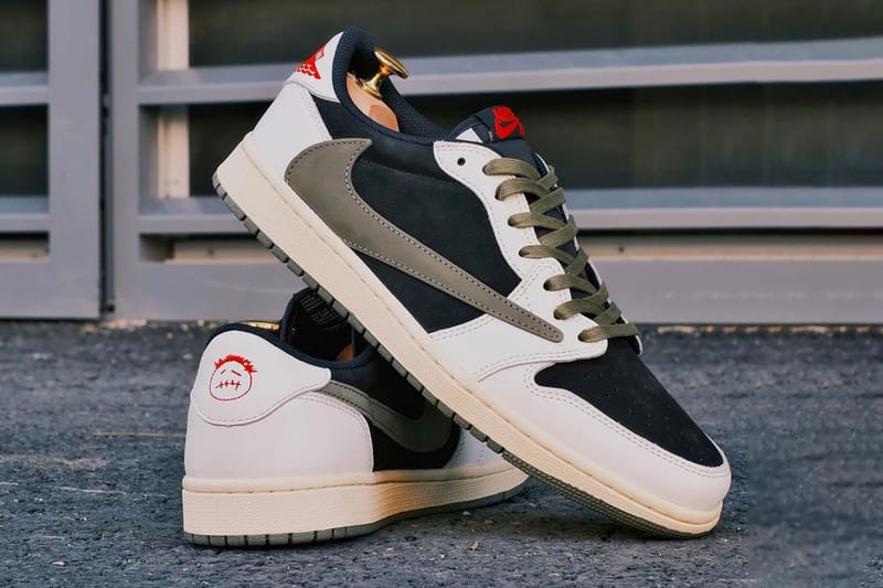 트래비스 스콧 x 에어 조던 1 로우 ‘올리브’ 추가 디테일 이미지 공개
