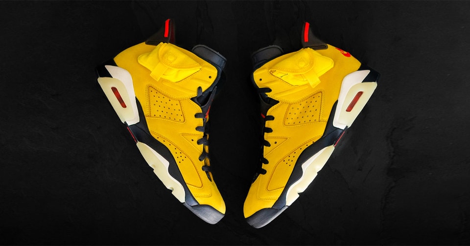 '초희귀' F&F 트래비스 스콧 x 에어 조던 6 '옐로' 살펴보기