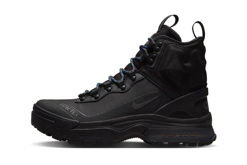  나이키 ACG 등산화, 줌 가이아돔 GTX ‘블랙’이 출시된다, 스니커, 고어텍스, SNKRS