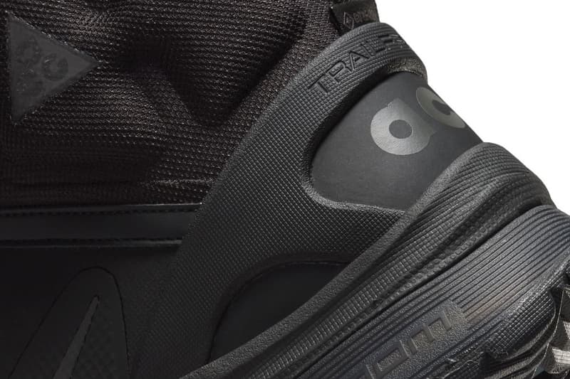 나이키 ACG 등산화, 줌 가이아돔 GTX ‘블랙’이 출시된다, 스니커, 고어텍스, SNKRS