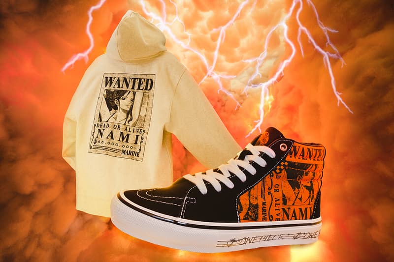 '원피스' x 반스 협업 컬렉션 국내 출시 정보, 스니커, 어패럴, 스케이트-하이, 어센틱, 올드스쿨, 슬립온, 에라, 펑크 하자드, 루피, 밀짚모자, 악마의 열매, 티셔츠