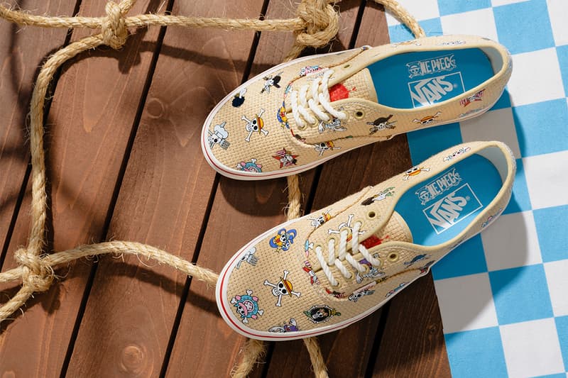 '원피스' x 반스 협업 컬렉션 국내 출시 정보, 스니커, 어패럴, 스케이트-하이, 어센틱, 올드스쿨, 슬립온, 에라, 펑크 하자드, 루피, 밀짚모자, 악마의 열매, 티셔츠