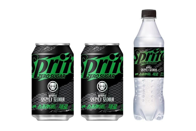 '스프라이트 제로 x 블랙 팬서: 와칸다 포에버' 한정판 패키지 출시