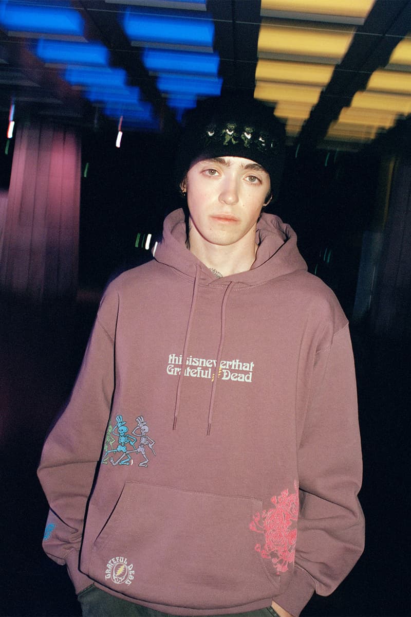 그레이트풀 데드 x 디스이즈네버댓 협업 컬렉션 출시