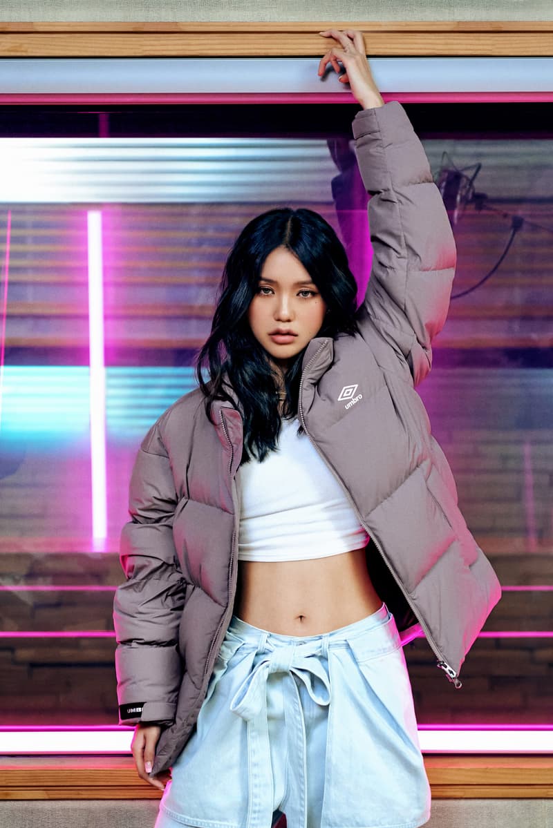 엄브로 2022 FW 화보 공개 미미 오마이걸 가을 겨울 룩북 lookbook