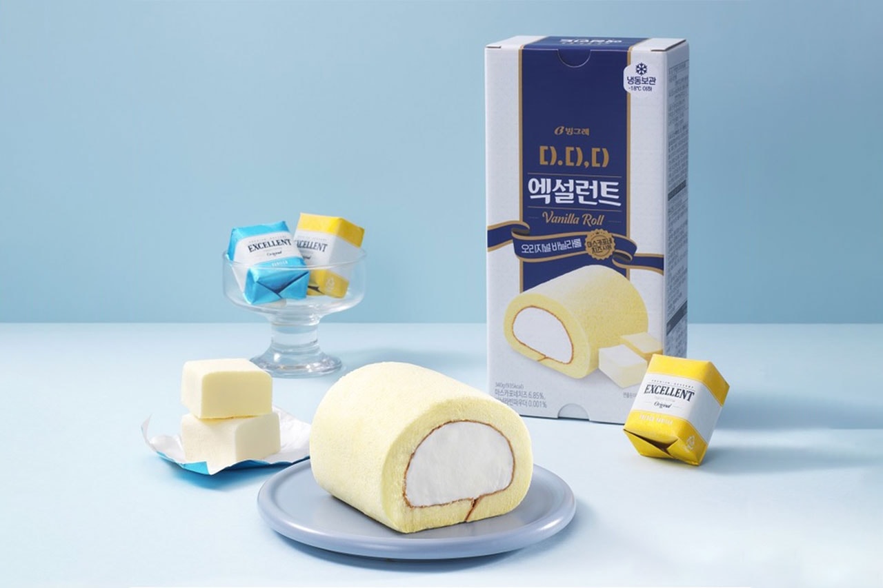 빙그레, 신제품 '엑설런트 오리지널 바닐라롤' 출시, 롤빵, 아이스크림