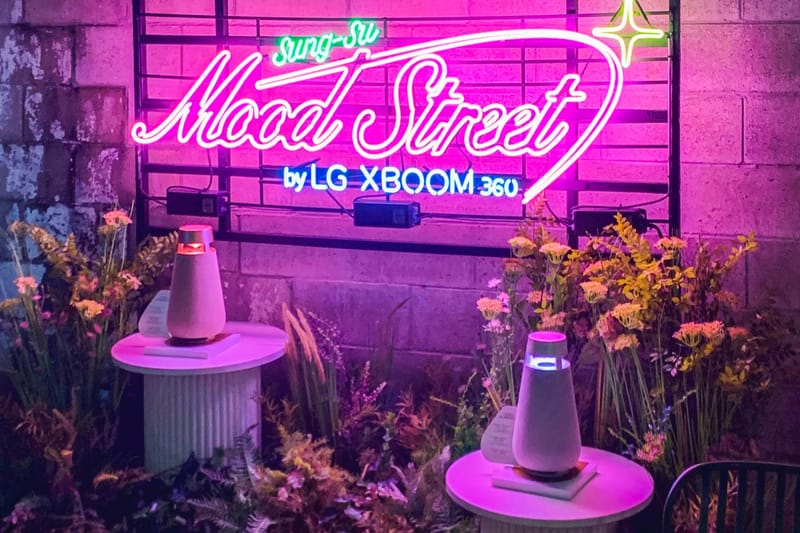 LG 엑스붐 360 스피커, ‘XO3Q’ 성수동 팝업 스토어 '무드 스트릿'