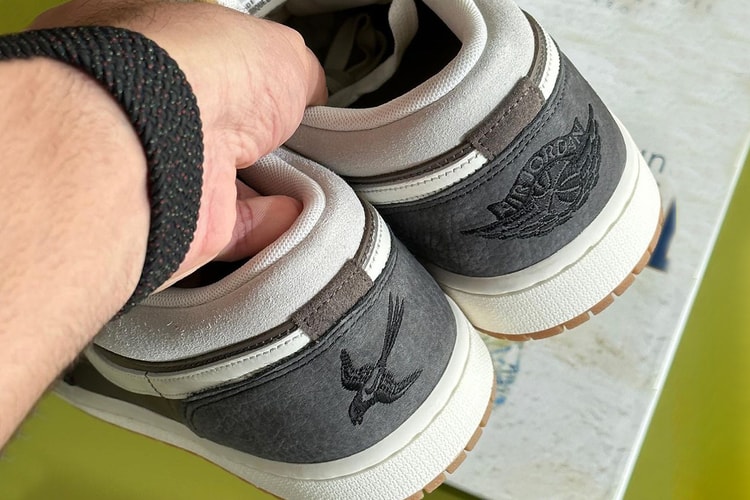 까치가 새겨진, 나이키 에어 조던 1 로우 ‘SNKRS 데이’ 유출