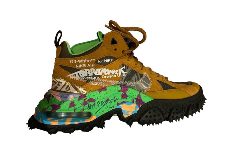 오프 화이트 x 나이키 '에어 테라 포마'의 새 컬러웨이 유출