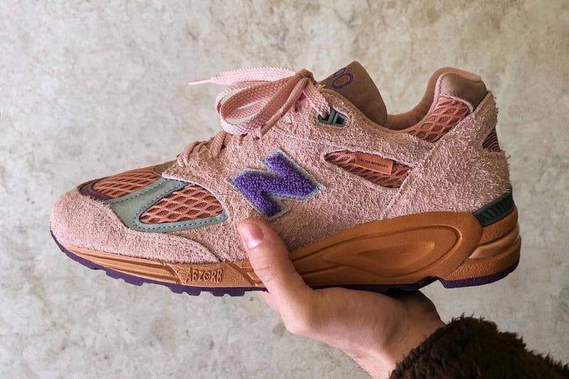 살레헤 벰버리 x 뉴발란스 990v2 실물 자세히 살펴보기