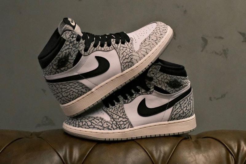 ‘코끼리 조던’, 에어 조던 1 ‘화이트 시멘트’ 추가 실물 이미지, 나이키, 조던 브랜드, SNKRS