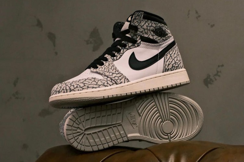 ‘코끼리 조던’, 에어 조던 1 ‘화이트 시멘트’ 추가 실물 이미지, 나이키, 조던 브랜드, SNKRS