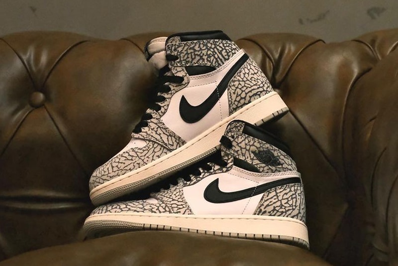 ‘코끼리 조던’, 에어 조던 1 ‘화이트 시멘트’ 추가 실물 이미지, 나이키, 조던 브랜드, SNKRS