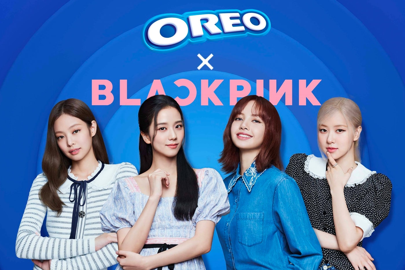 블랙핑크 x 오레오 협업 ‘블랙 & 핑크 쿠키’ 출시, 한국 출시, 2023년