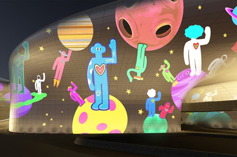 서울 DDP를 빛으로 수놓는 ‘서울라이트’ 개막하다, 프로젝션 매핑 쇼, 연말 행사