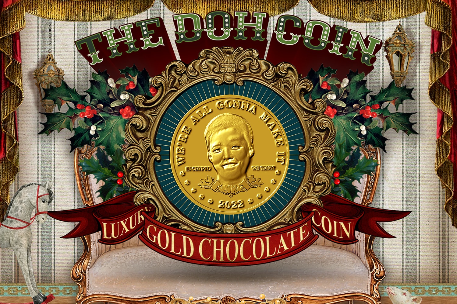 드롭키친, 크리스마스 시즌을 위한 아트 초콜릿 ‘THE DOH COIN’ 출시 dropkitchen art chocolate release