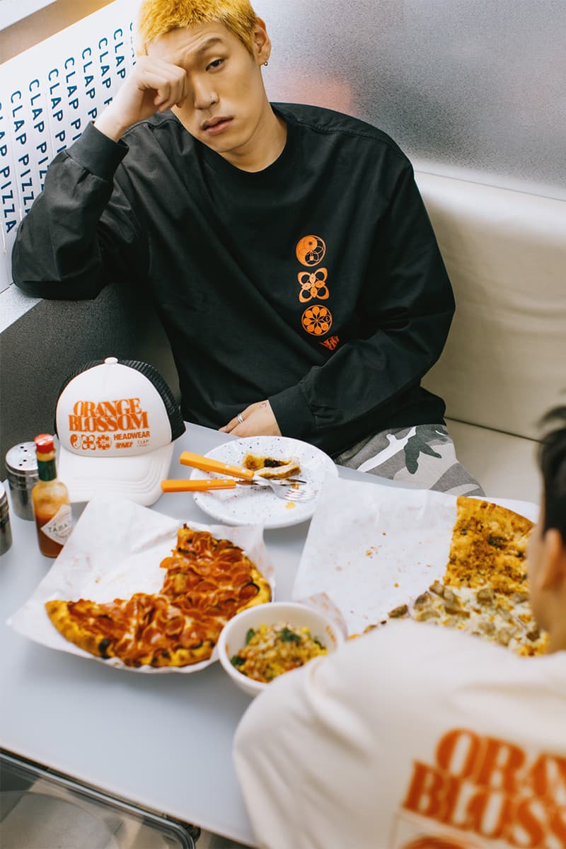클랩피자 x 카시나 협업 'ORANGE BLOSSOM' 컬렉션 출시, 압구정, clap pizza, kasina
