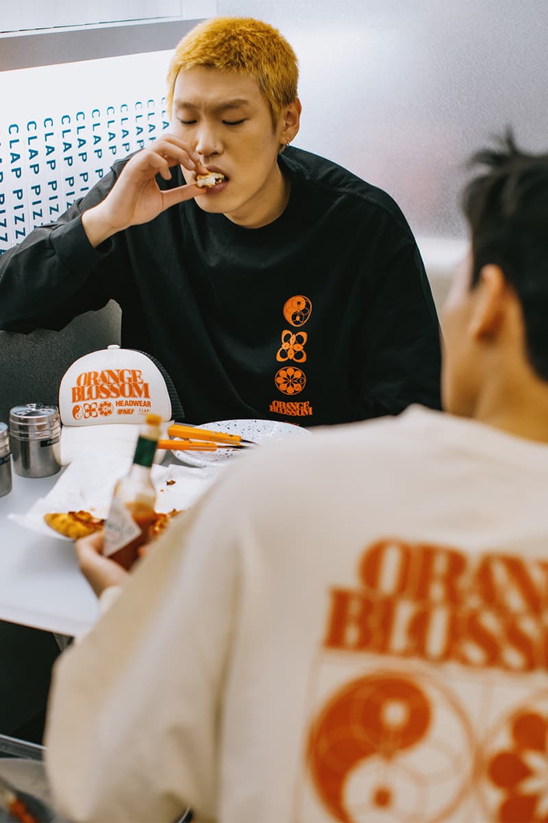 클랩피자 x 카시나 협업 'ORANGE BLOSSOM' 컬렉션 출시, 압구정, clap pizza, kasina