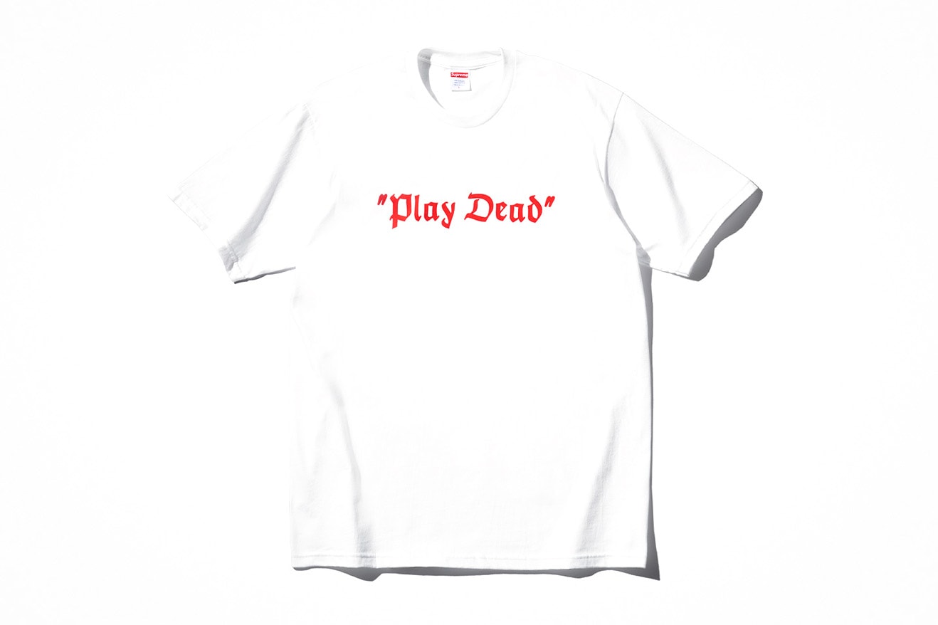 슈프림, 새로운 스케이트 비디오 ‘Play Dead’ 기념 머천다이즈 출시