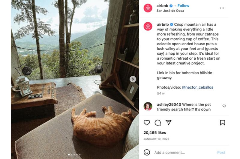 2022년 좋아요를 가장 많이 받은 에어비앤비 10곳, 에어비앤비, 해외 여행, 항공권, 여행 숙소