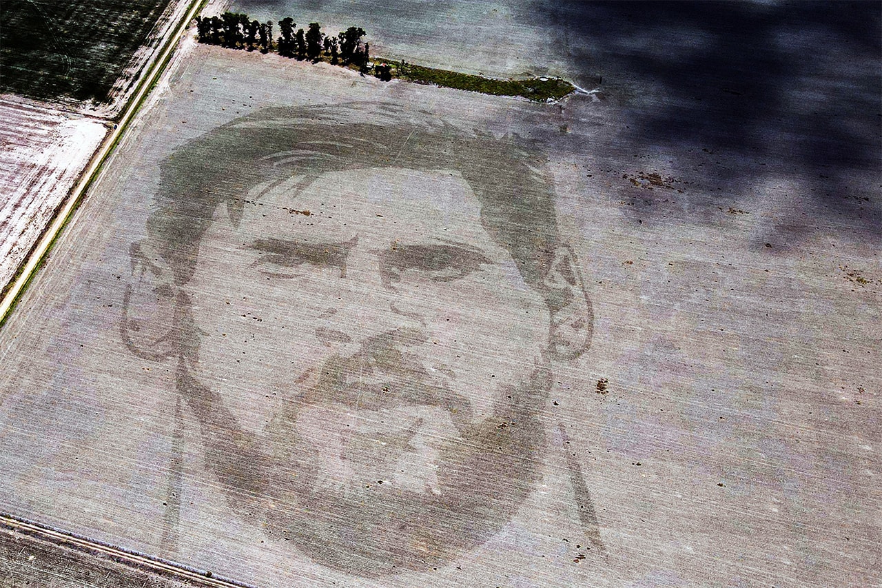 아르헨티나 옥수수밭에 초대형 ‘리오넬 메시’ 얼굴이 등장했다