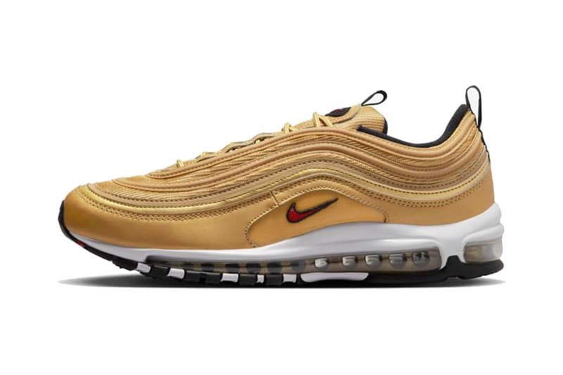 1999년 디자인 그대로, 에어 맥스 97 ‘메탈릭 골드’ 국내 공식 출시, 나이키, SNKRS, 스니커 발매 뉴스