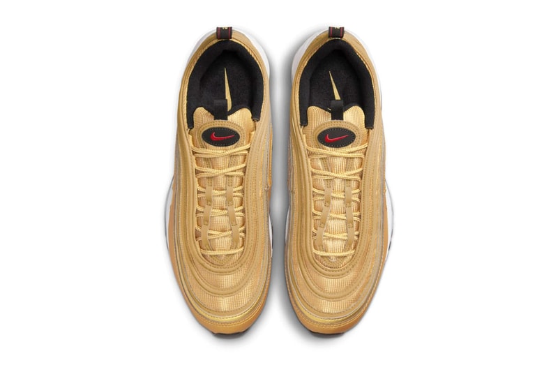 1999년 디자인 그대로, 에어 맥스 97 ‘메탈릭 골드’ 국내 공식 출시, 나이키, SNKRS, 스니커 발매 뉴스