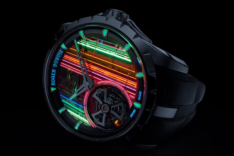 전 세계 8개 한정판, 로저 드뷔 x 리우 웨이 ‘엑스칼리버 모노 투르비옹’ 공개