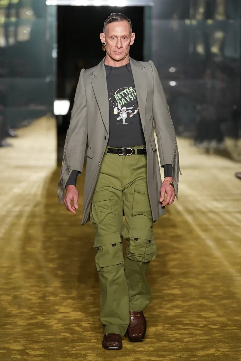 영국과 이탈리아의 멋을 결합한 마틴 로즈 2023 FW 컬렉션 런웨이, 나이키, 샥스, 레이브