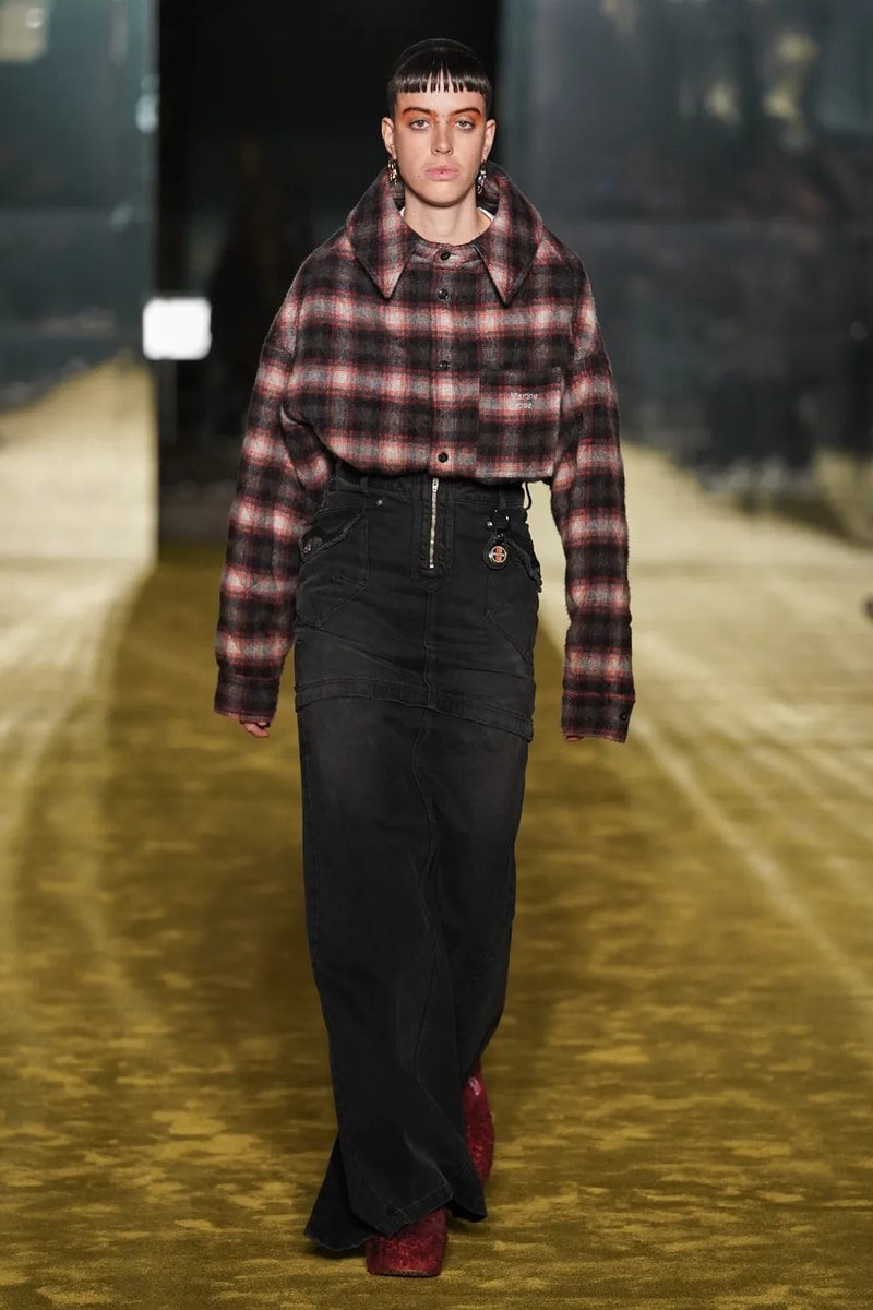 영국과 이탈리아의 멋을 결합한 마틴 로즈 2023 FW 컬렉션 런웨이, 나이키, 샥스, 레이브