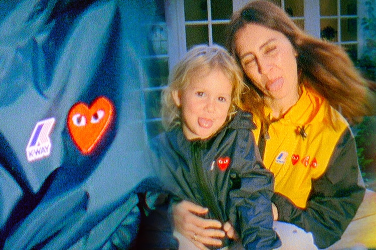 하트 로고와 컬러 블록, 플레이 꼼 데 가르송과 까웨 협업 출시