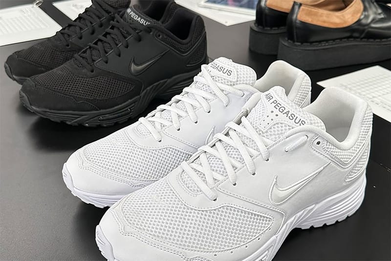 꼼 데 가르송 옴므 플러스 x 나이키 협업한 에어 페가수스 상세 사진 공개