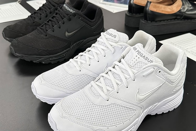 꼼 데 가르송 옴므 플러스 x 나이키 협업한 에어 페가수스 상세 사진 공개