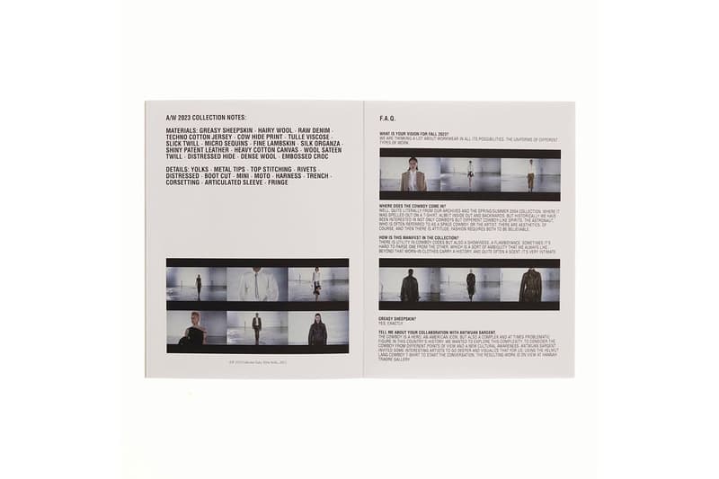 헬무트 랭, 2023 FW 'YOꓭWOƆ' 전시와 한정판 매거진 공개했다, 헬무트 랭, 헬무트 랭 티셔츠, 뉴욕 패션위크, 한나 트라오레 갤러리, 카우보이, 전시, 미술, 프리즈, mmca, 헬무트 랭 매거진, 아트 매거진