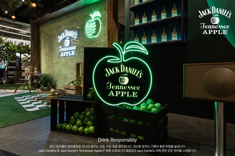 풋사과와 위스키의 상큼한 조화, 잭 다니엘스 '잭 애플' 출시 및 팝업 정보 jack daniels jack apple launch pop up store 