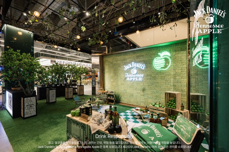 풋사과와 위스키의 상큼한 조화, 잭 다니엘스 '잭 애플' 출시 및 팝업 정보 jack daniels jack apple launch pop up store 