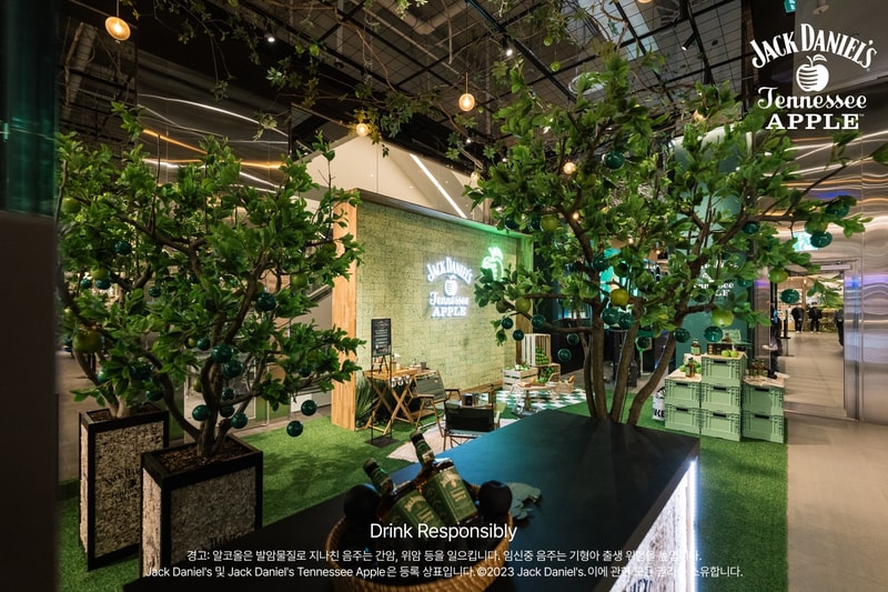 풋사과와 위스키의 상큼한 조화, 잭 다니엘스 '잭 애플' 출시 및 팝업 정보 jack daniels jack apple launch pop up store 