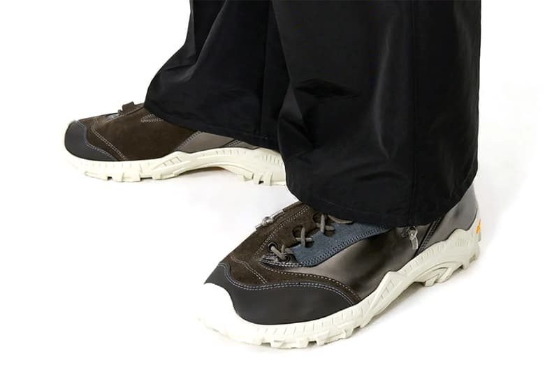 아워 레가시의 하이킹 스니커, 크롬 피크 컬러로 출시, 하이킹 신발, 아워 레가시 신발, 스투시 아워 레가시, 비브람, 스니커즈, 남자 신발.