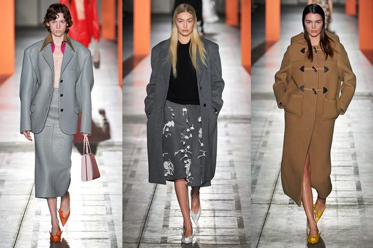 켄달 제너 등장, 프라다 2023 가을, 겨울 컬렉션 런웨이 공개