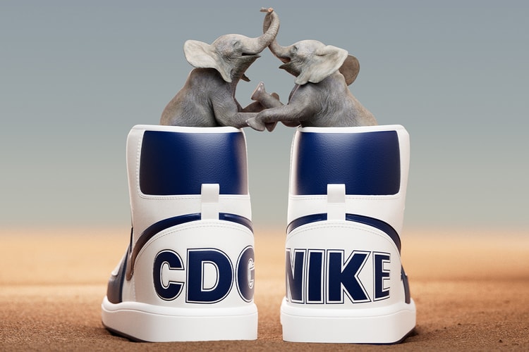 꼼 데 가르송 x 나이키, 터미네이터 하이 협업 스니커 공식 출시