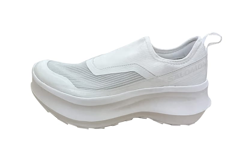 꼼 데 가르송 x 살로몬, 최신 협업 스니커 실물 사진 공개